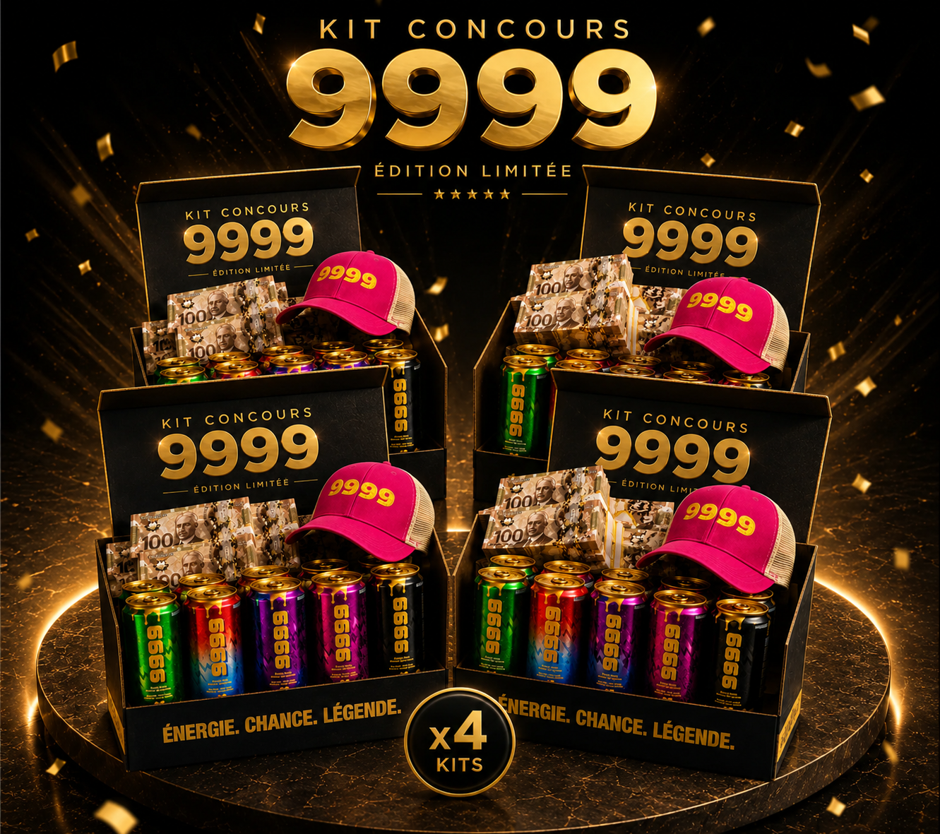 Kit Concours Or - 4 Pack
