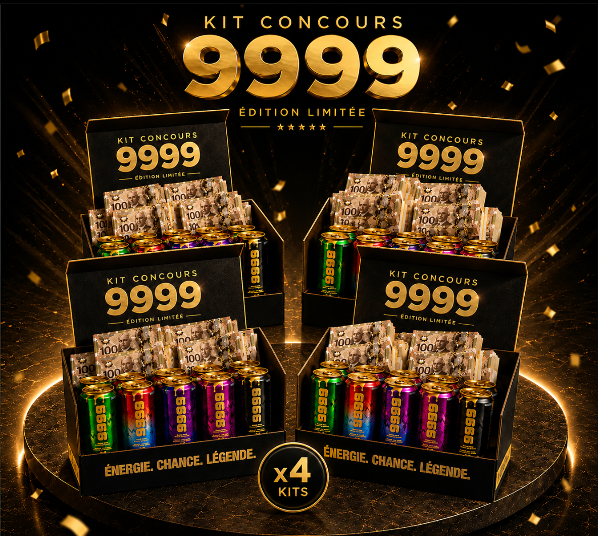 Kit Concours Or - 4 Pack